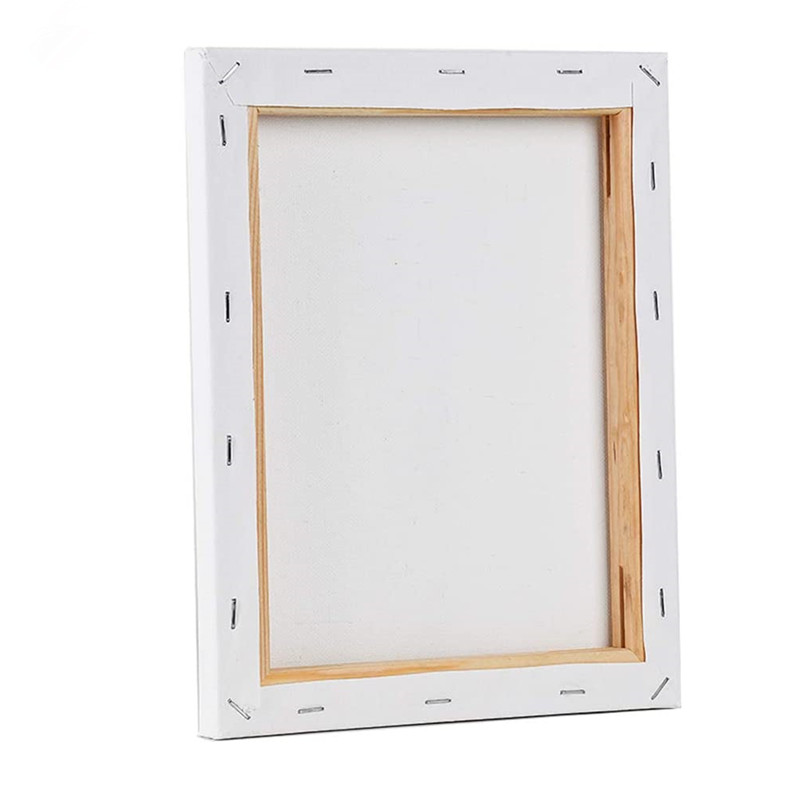 20*20cm High quality customize small square blank stretched canvas for kids painting