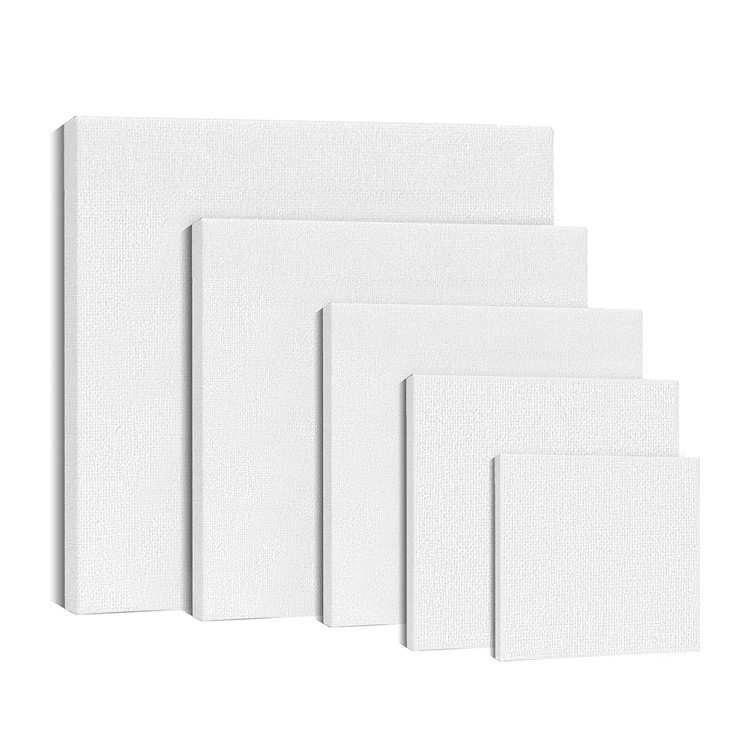 Cotton White Stretched Canvas Frame for Drawing Painting DIY Canvas Painting Supplies