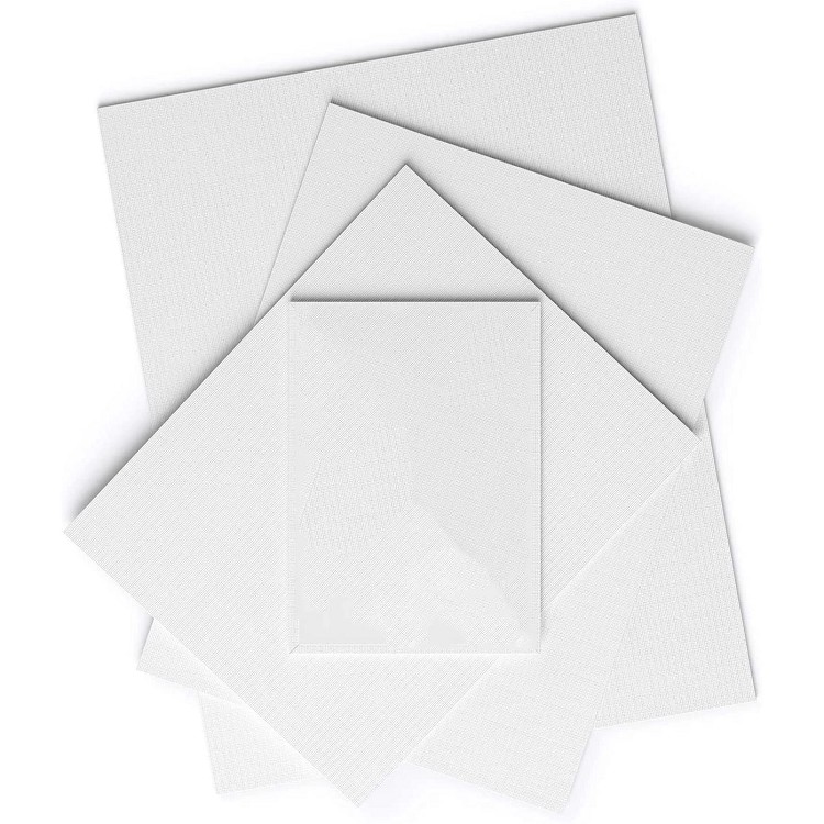 White Blank Canvas 100% Cotton Artist Canvases for Painting Acrylic Paint Oil Painting