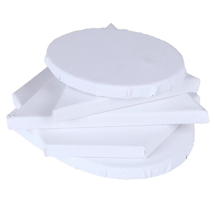 Blank White Stretched Artist Canvas For Acrylic Oil Paint