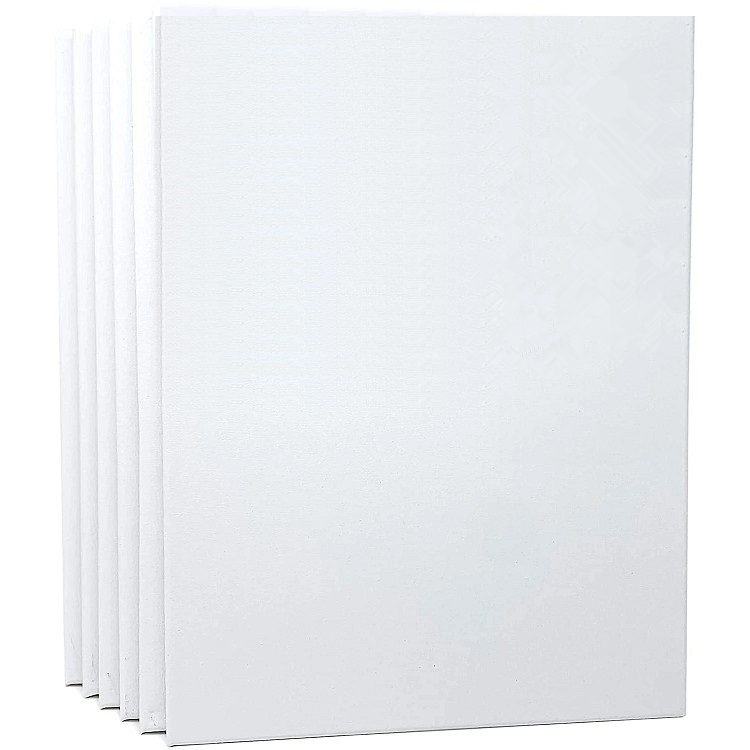12x16 Inch Paint Canvases Stretched Canvas,100% Cotton Art Supplies for Acrylic Pouring and Oil Painting