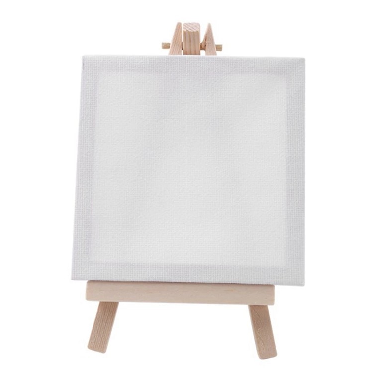 4 By 4 Inch Mini Canvas For Painting Drawing School Student Artist Supplies