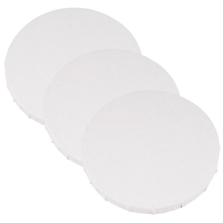 Round Artist Canvas Blank Oil Painting DIY Drawing Supplies