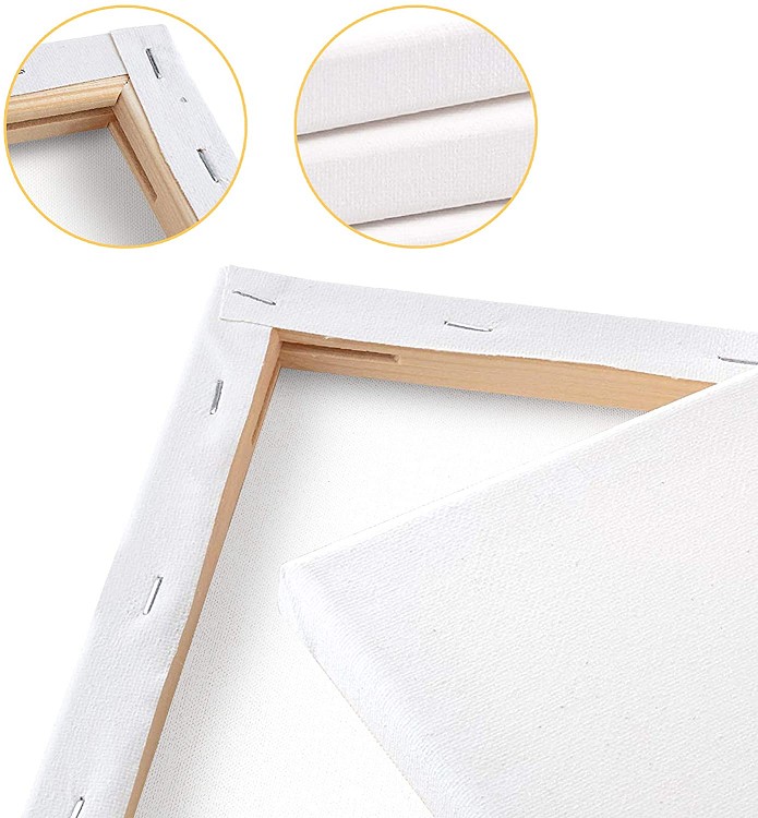 280g pure cotton blank stretched artist oil painting canvas