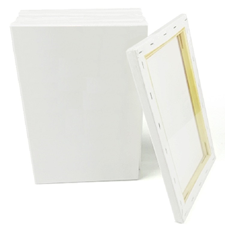 20x30cm 280g pure cotton canvas 3/4 thickness ,Stretched canvas for studio