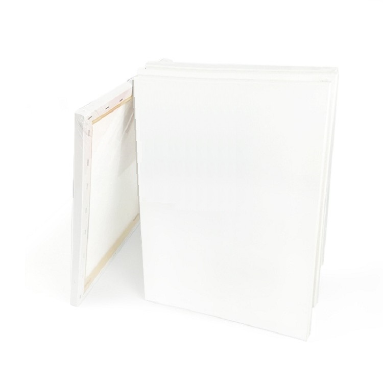 30x40cm Stretched White Blank Canvas Studio canvas