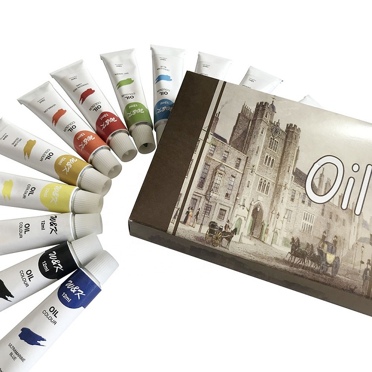 12ml 12 colors artist oil paint colors for painting