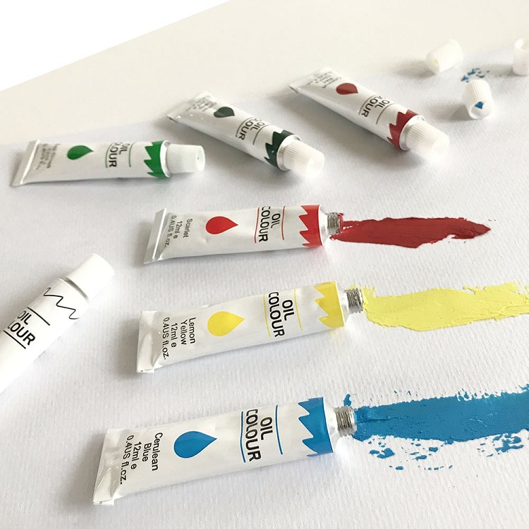 12ml quality bulk artist kids oil colour painting for art