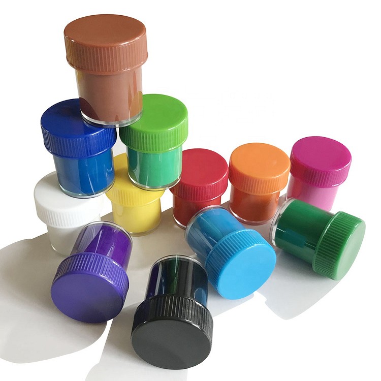 12 colors 22ml non-toxic poster color paint set for kids drawing
