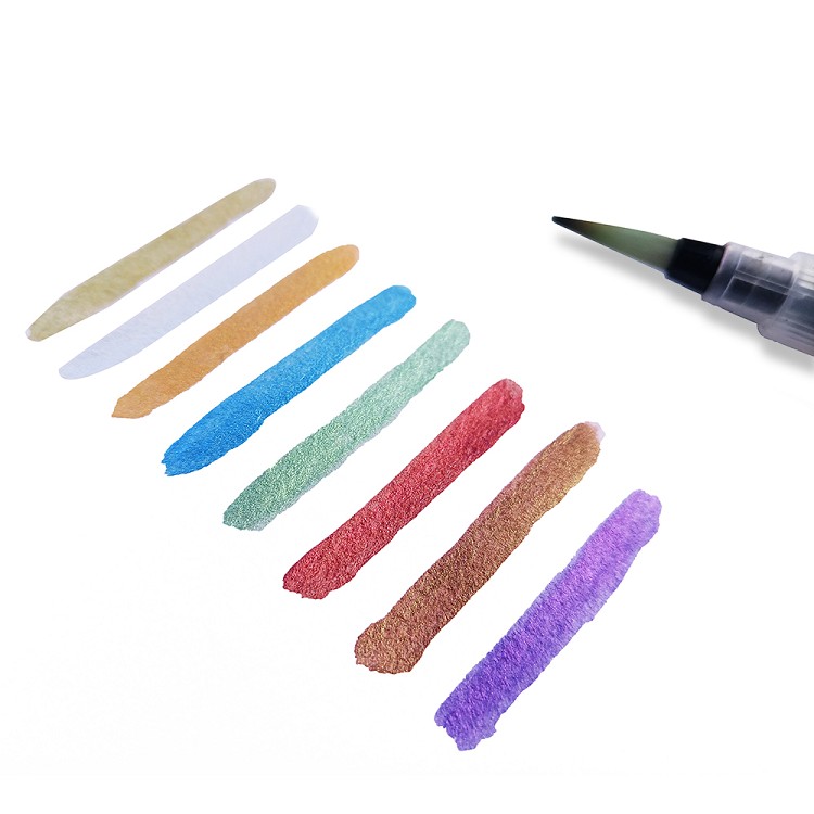 36 Richly Pigmented Metallic Pearlescent Watercolor Paint Set