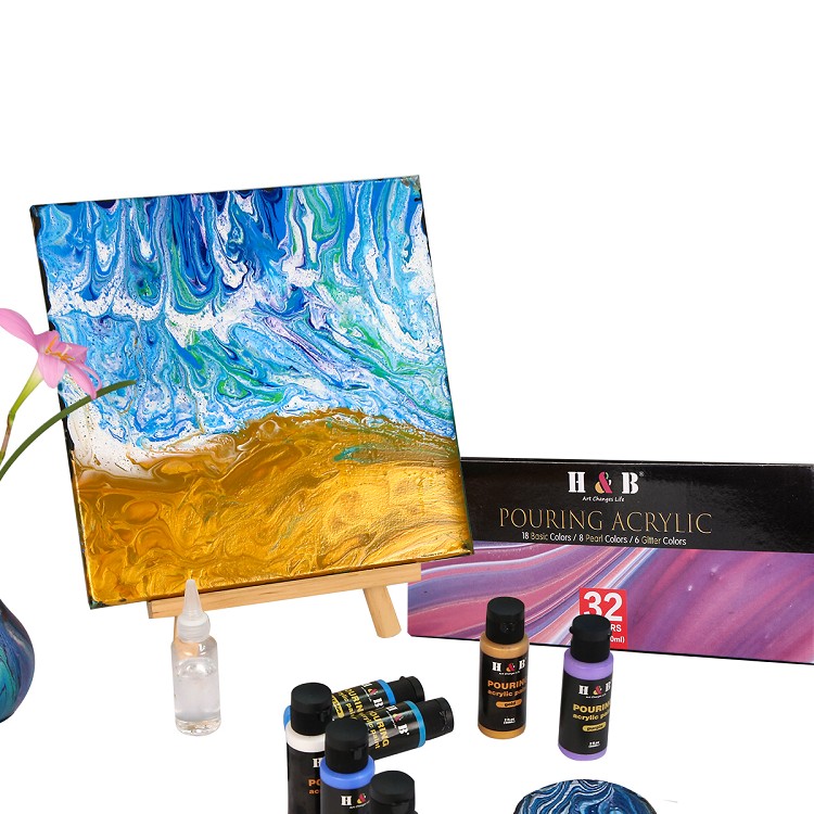 wholesale 60ml popular supplies acrylic pouring paint