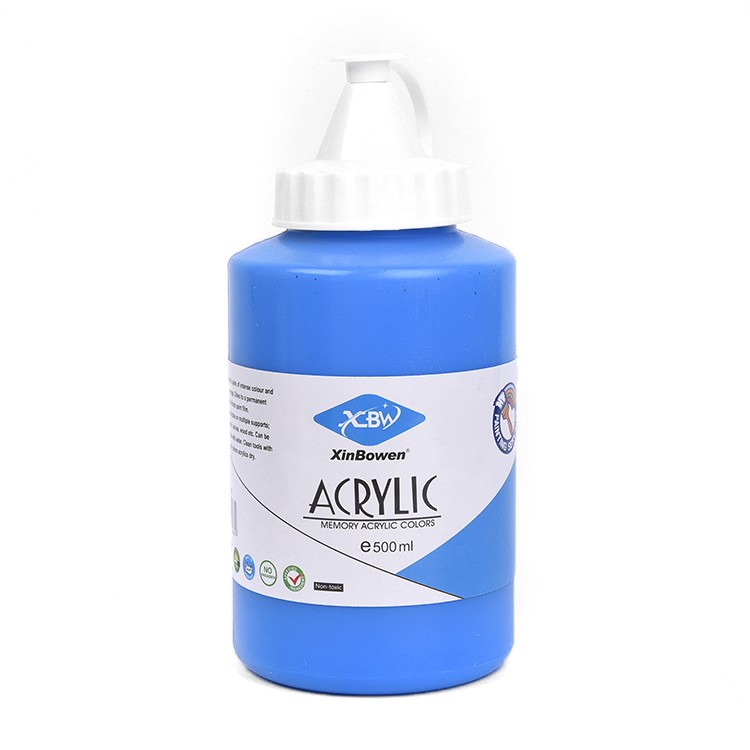 Wholesale Eco-Friendly Non-Toxic Painting Supplies Acrylic Paint 500 Ml Acrylic Paint For Fabric And Canvas Painting