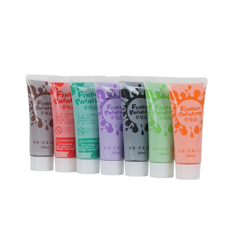 12 Colors 30 ML Eco-friendly Painting Gouache Pigment DIY Finger Paint For Kids Painting