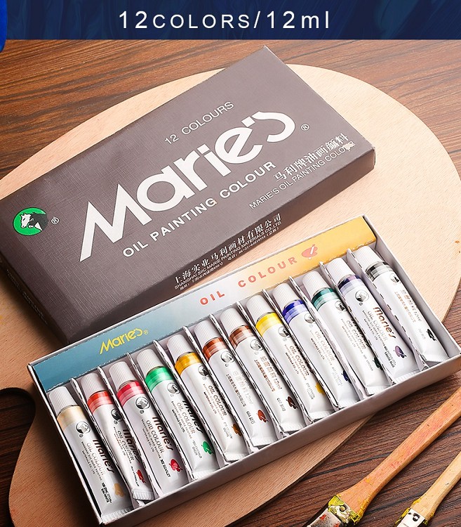 Non Toxic Pigment Acrylic Paint Supplies Set 12/24/36 Colours Private Label Acrylic Paint Tube