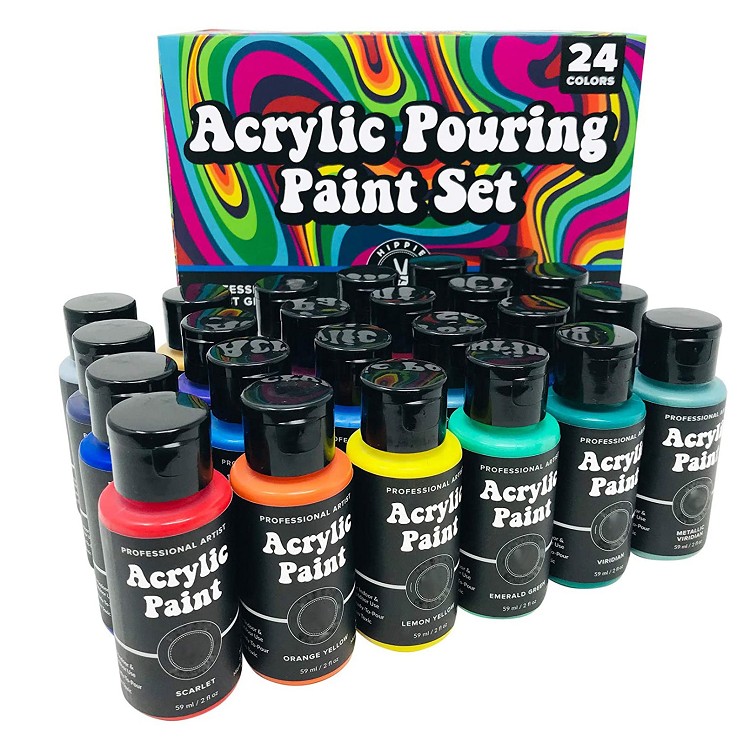 americana acrylic paint wholesale 24 non-toxic acrylic paint color high quality acrylic paint for pour painting