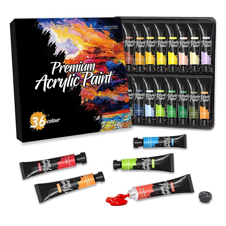 36 acrylic paint colors 22ml professional acrylic paint wholesale for art