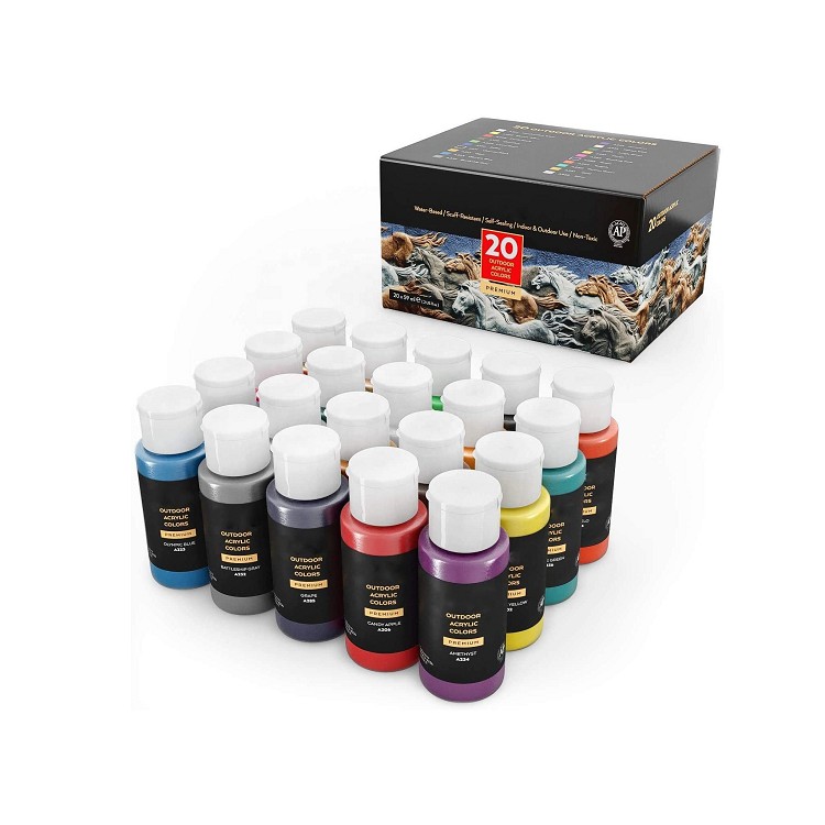 high quality Professional Art Supplies Acrylic Paint jumbo acrylic paint artist60 ml acrylic paint set for painting