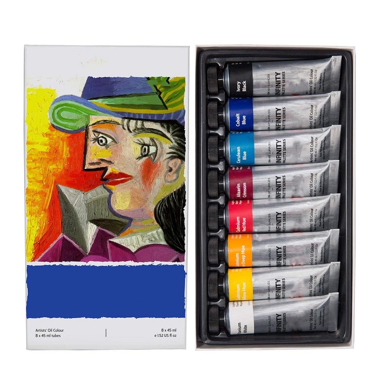 professional painting supplies 45ml 8oil paint set for artist painting