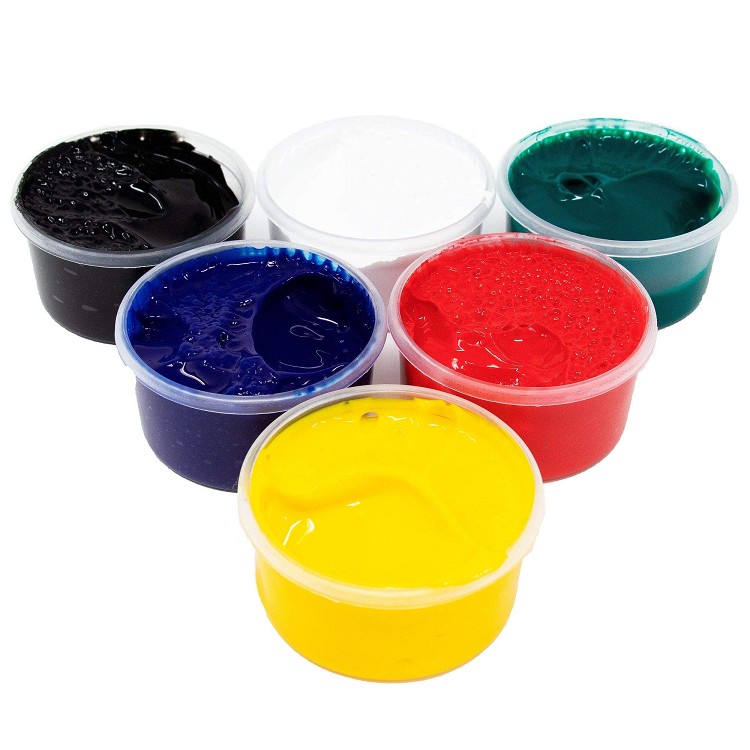 Art Supplies Non Toxic Finger Paint Set for Kids, Washable Finger Paints for Toddler