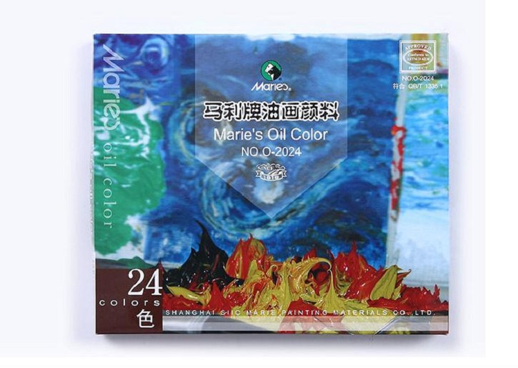 Oil Paint Set Artist's Oil Color Set of 24 Colors