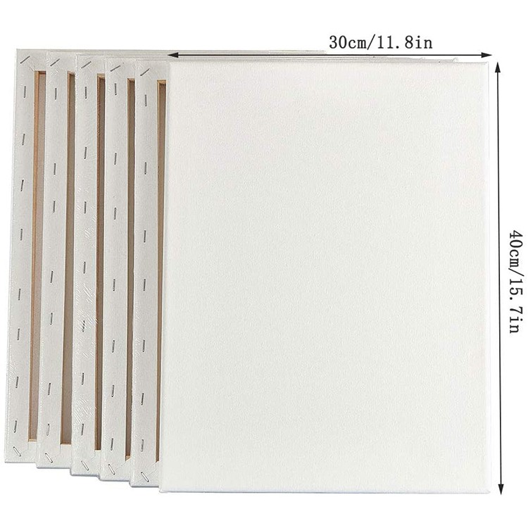 100 cotton inkjet printing 280gsm cotton acrylic paint art custom blank canvas stretched board painting set for kids painting