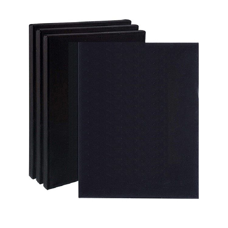 cotton canvas board Black Professional Quality Stretched Canvas