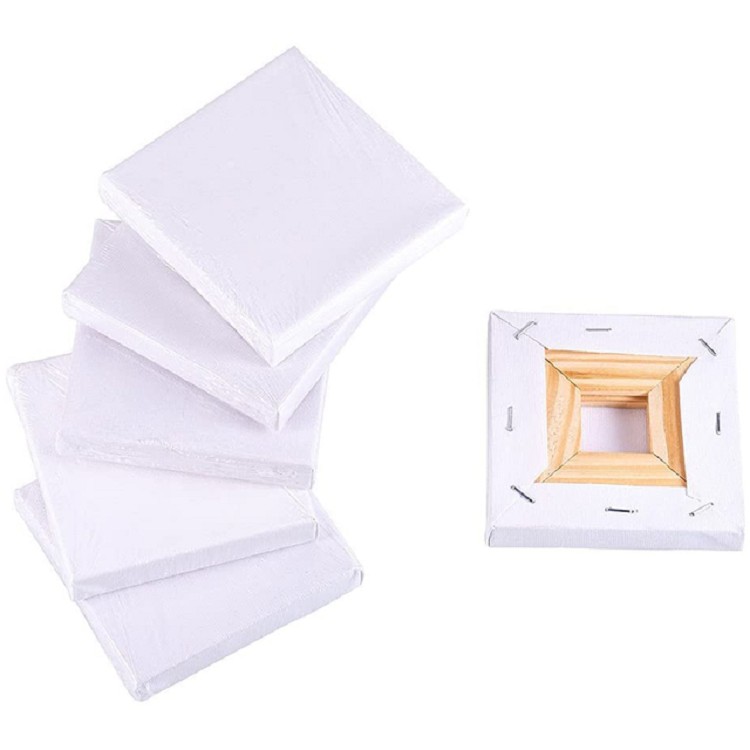 10*10cm Mini Painting Blank Art Stretched Artists Canvas for studio