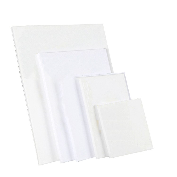 2021 hot selling OEM high quality artist painting white blank stretch canvas panel set