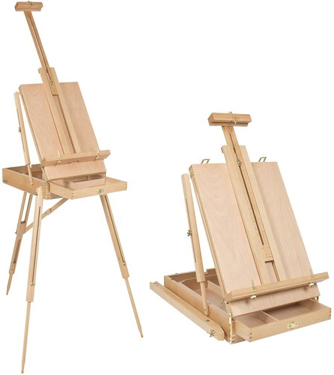 artist portable folding durable drawing wooden italy sketch easel box kit