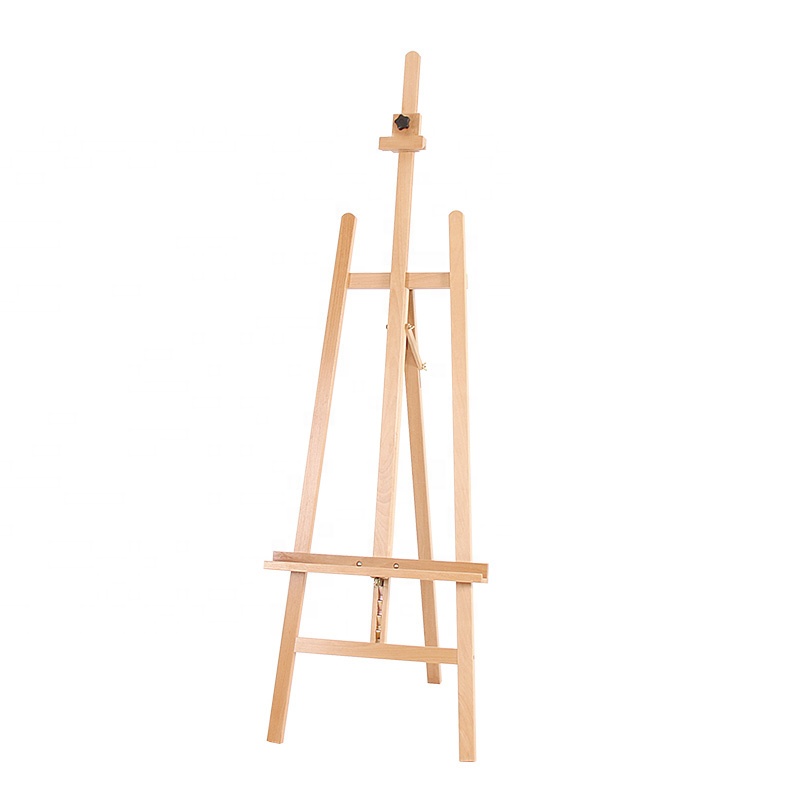 painting supplier wholesale wood material foldable sketch easel for display stand