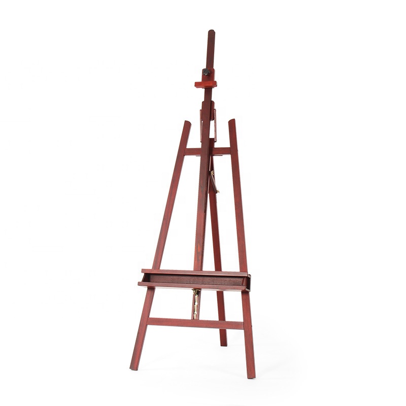 professional beech wood stand forward-style easel for artist painting