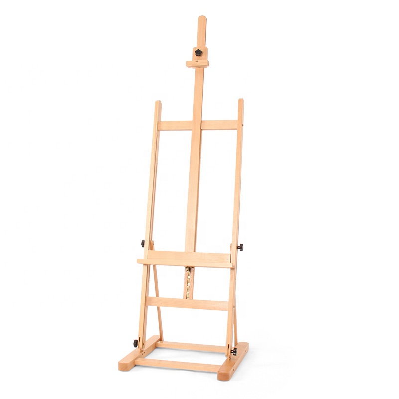 wood easel stand portable floor easel for adjustable height artist easel