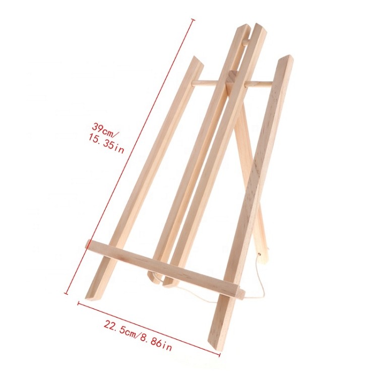 39cm Wood Easel Advertisement Exhibition Display Shelf Holder Studio Painting Stand