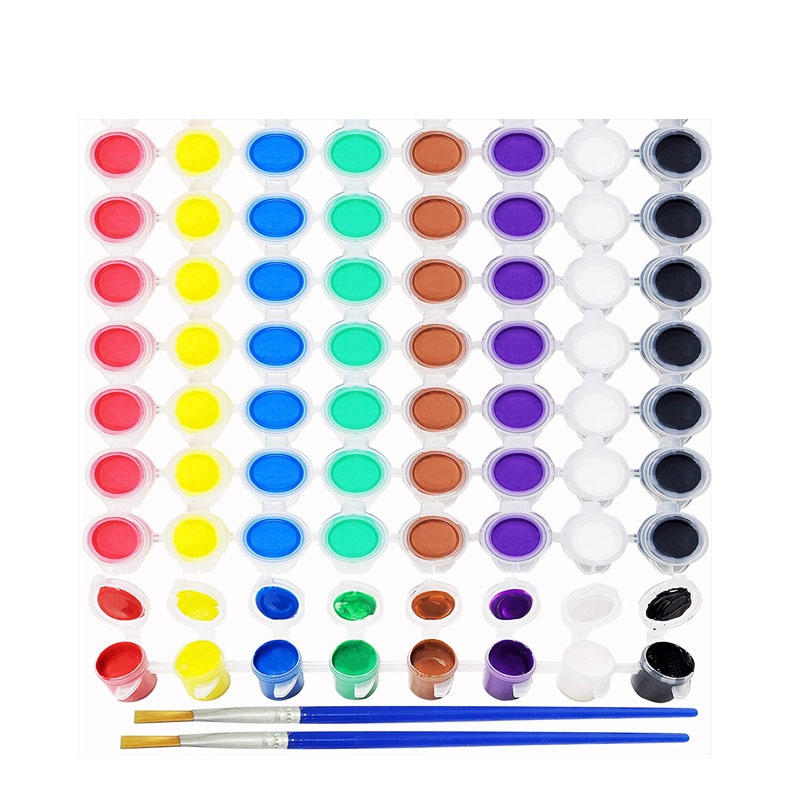 Art Supplier 8 Colors Acrylic Paint Strips For Kids&Adults,Bulk Set Painting Art Supplies Craft Paint Pots