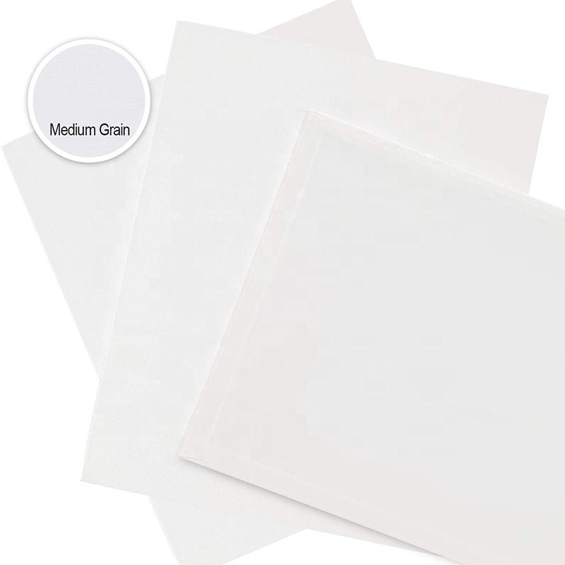 Pack of 10 15x15cm Cotton MDF Canvas Printing Panel For Kids Painting