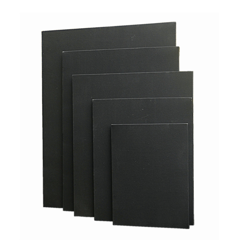 Art Supplies Blank Canvas Black Stretched Canvas for Acrylic Pouring and Oil Painting