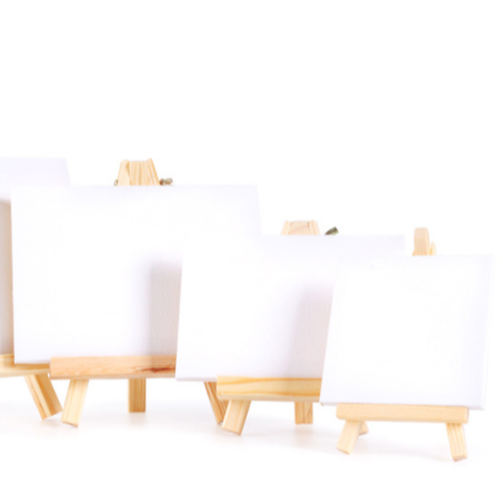 Hot Sale Wooden Easel with Blank Art Paint Canvas Easel