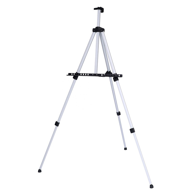Small easel display tripod table top field easel for painting.