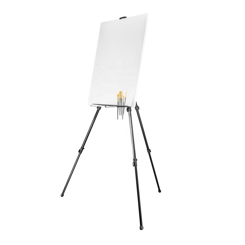 Art Stand For Painting Extra Thick Aluminum Metal Tripod Display Easel Adjustable Height