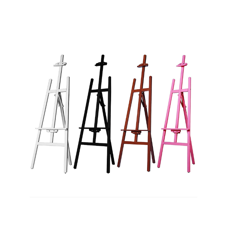 Custom Color Solid Wood Pine Artist Paint Easels Studio Wooden Art Easels