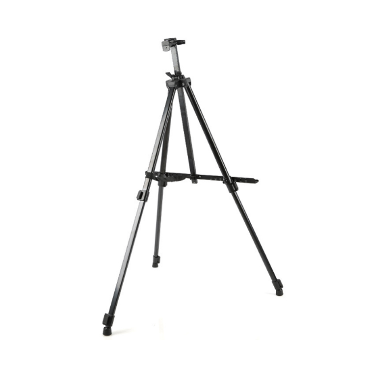 Custom black art easel portable small metal abletop display easel