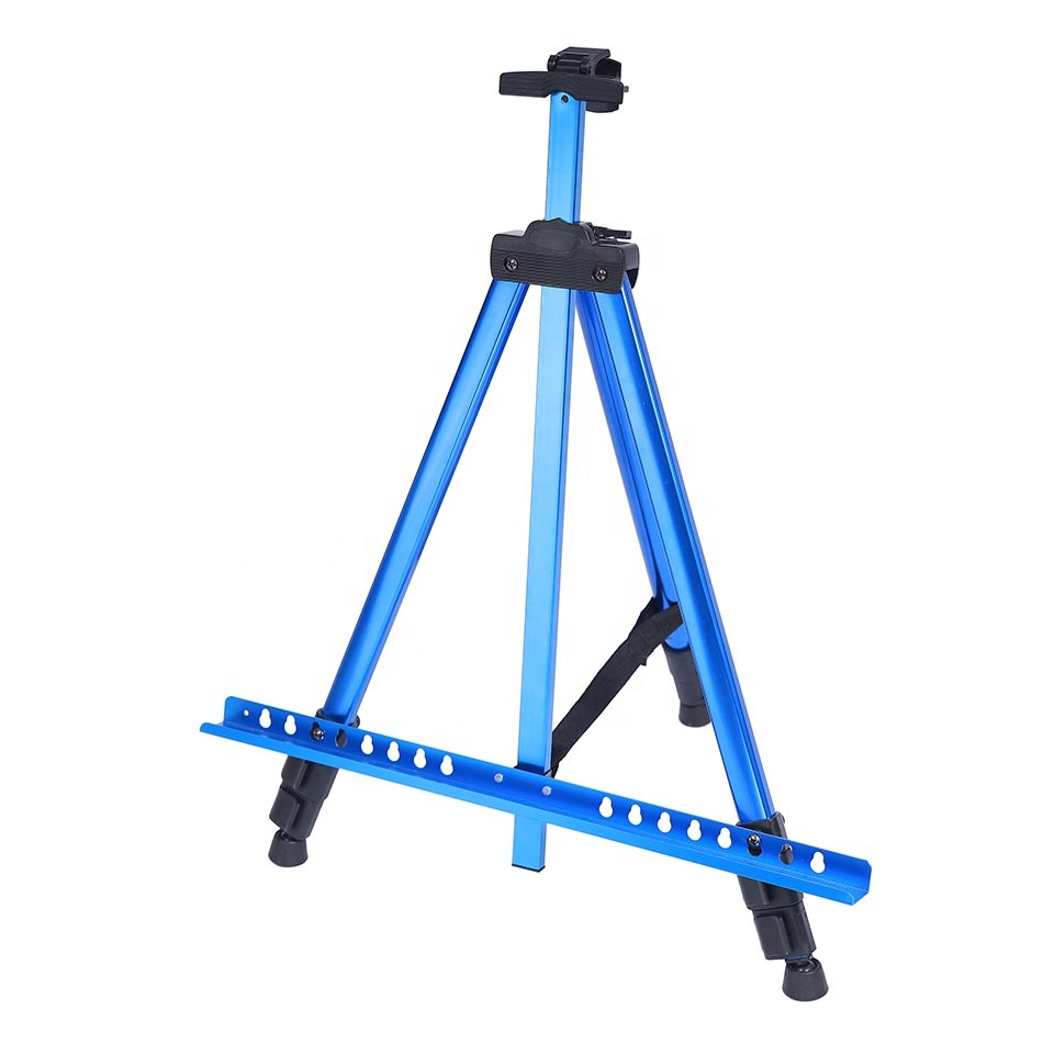 Easel Stand Aluminum Painting Display Drawing Metal foldable Artist Easel customize color
