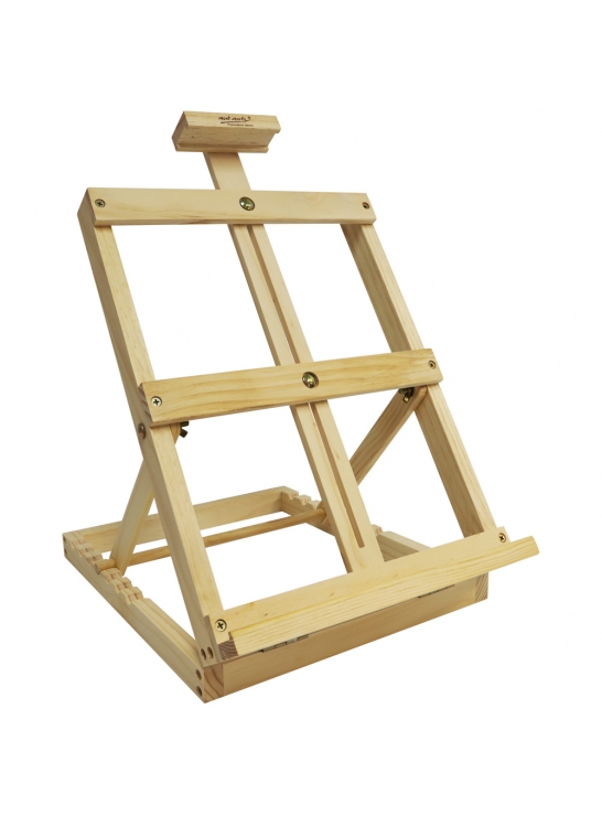 Mont Marte Small Pine Table Easel Wood, art easel, artist easel