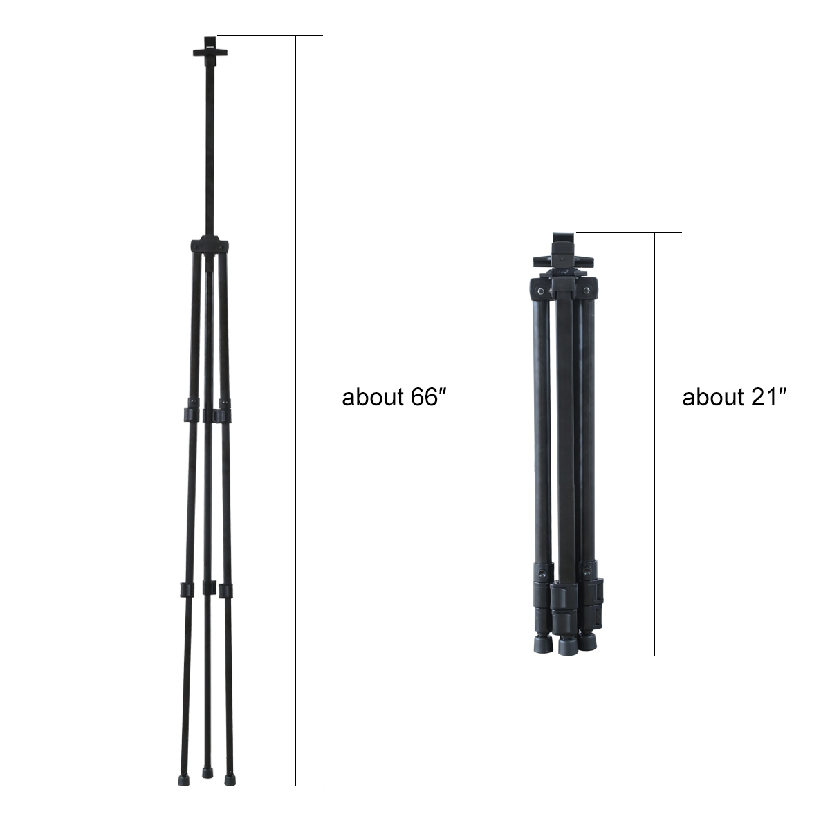 Tripod Aluminum Display Easel for Table and Floor with Portable Bag