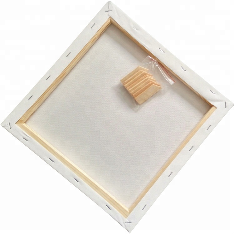 2020 Wholesale high quality blank canvas for painting cotton stretched canvas
