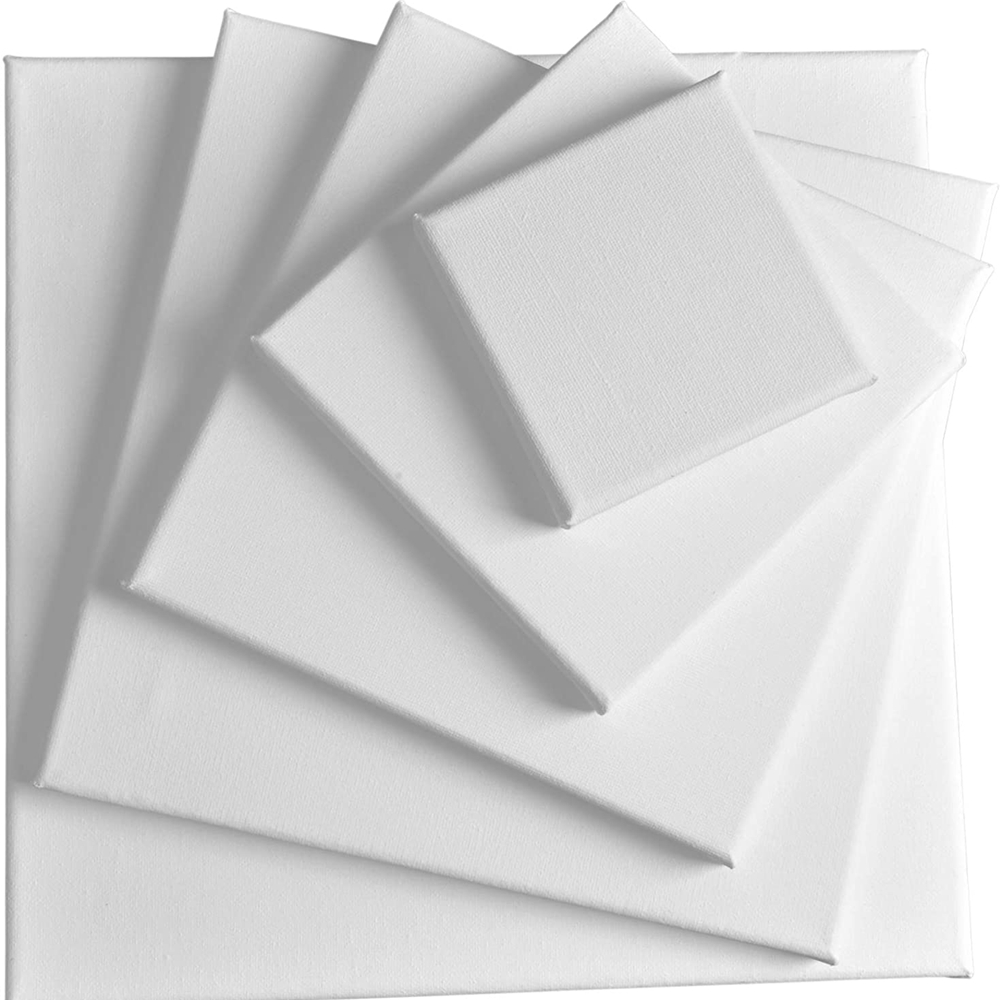 Hot Selling 2021 Amazon Cotton/Linen Stretched Canvas with Pine Wood Frame Canvas Panel for Artist Painting