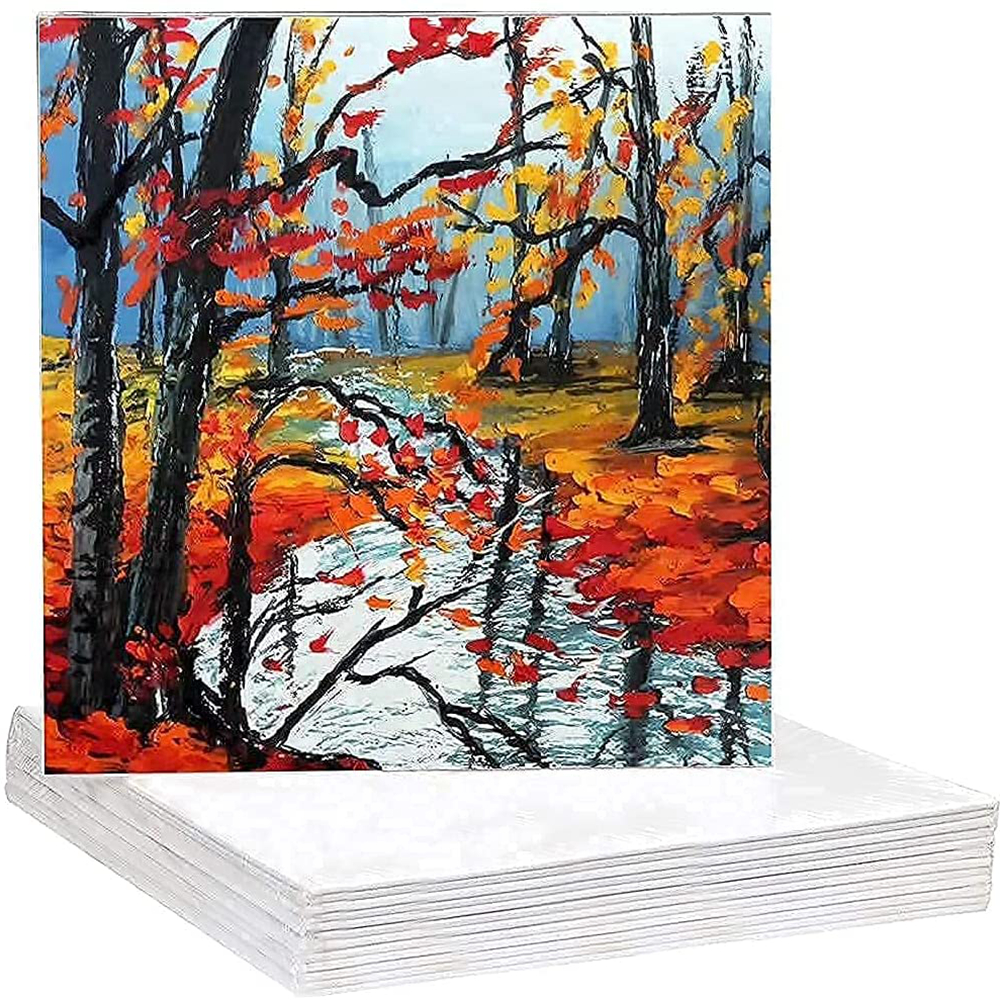 Wholesale 280g Cotton Blank Canvas Panels for Painting Custom Size Canvas Drawing Board