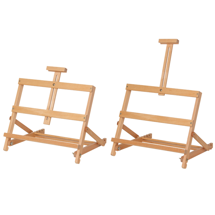 Wholesale high quality handicraft wood art small desktop painting easel for kids