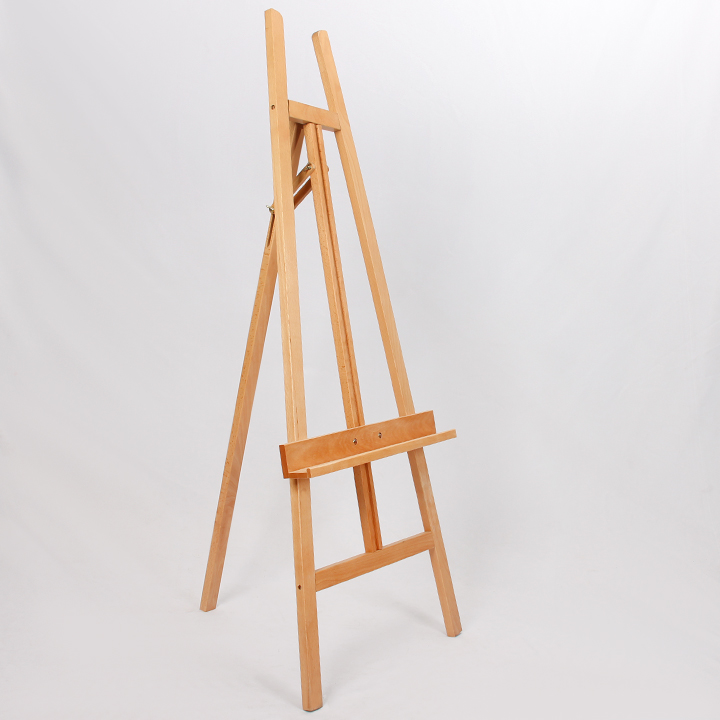 Standing tripod artist's easel Natural beech wood easel painting easel
