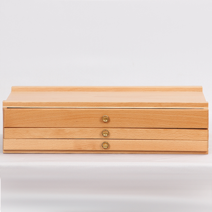 High quality high quality convenient wooden student painting easel box
